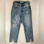 Trendy Light Blue Distressed Boyfriend Jeans Size undefined Photo 1