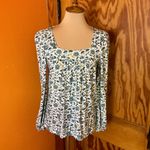 Lucky Brand Feminine Floral Peasant Top Photo 6