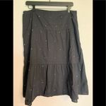 Nine & Co. nine West black polka dot skirt size 14‎ Photo 4