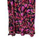 Vintage‎ Uniform John Paul Richard Flower Print Maxi Skirt Size Large Pink Photo 2