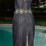 ZARA WOMEN - TRF DENIM MIDI DRESS Photo 2
