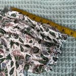 Lucky Brand  Peasant Top Womens Small White Floral SS Shirt Blouse Boho Hippie Photo 6