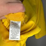 Trina Turk  Kai Yellow Crepe Jumpsuit Three Quarter Sleeve Wide Leg size 6 Photo 14