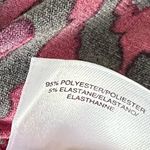 Anne Klein animal print burgundy and black Christmas blouse NWT Small Photo 5