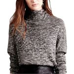 Anthropologie  Moth Grey Wool Blend Turtleneck Sweater Women’s Small Photo 0