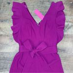 Lilly Pulitzer NEW  Callie Jumpsuit in Bordeaux Berry Photo 5