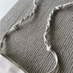 Vince Camuto  White Genuine Leather Braided Strap Crossbody Bag Purse Photo 6