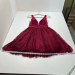 Coya Collection Burgundy Fairy Grunge Mini Dress Womens Size Small NEW *FLAW Photo 11
