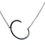 Stainless Steel Initial “C” Necklace Photo 0