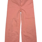 OAT New York High Rise Wide Leg Jeans Dusty Rose Raw Hem Women’s 12 / 31 Pink Photo 0