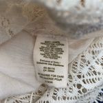 Free People  Sheer Lace‎ Top With Fringe Photo 5