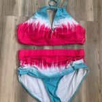 NEW size XXL Pink and blue tie Photo 0