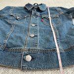Levi's  Western Trucker Blue Denim Jean Jacket Cropped Juniors Size L (M) Photo 10