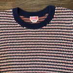 Kate Spade  New York Chevron Puff-Sleeve Sweater • Red White Blue Size XL NWT Photo 4