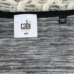 CAbi Gray and White Relaxed Black Trim Horizontal
Marled Long Tunic Tank Top Photo 3