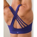 Athleta M Cup A-C Train Free Bra Deep Marine Blue/Purple Medium Photo 3