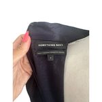 Something Navy  Ruffle Navy Blue Mini Dress Size Small Photo 4