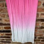 Missguided NWT Flawed  Pink Cream Ombre Pleated Maxi Skirt Women's Size US 4 Photo 2