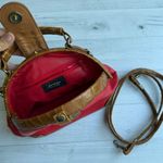 Jackson Vintage  Red Faux Leather Handbag with Crossbody Strap Photo 7