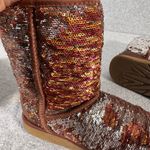 UGG  Women's Size 7 Classic Short Sequin Sparkle Boots Multicolor Photo 3