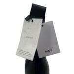 Mango  Leather Pointed Toe Short CowboyBoots Black Size 38/ 7.5 Photo 12