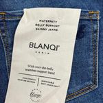 Blanqi Denim Belly Support Maternity Stretch Skinny Jeans Medium Wash NEW Size 2 Blue Photo 5