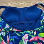 Lands' End Lands’ End Mini Swim Dress Tropical Palm Print NWT - Size Medium 10-12 Photo 7