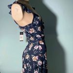 Timing Navy Floral Romper Dress Photo 1