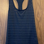 Zyia  Black Striped Tank Top Photo 0