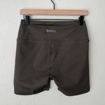 Nobull  high rise biker shorts olive green medium 6” Photo 2