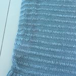 Madewell top size Small blue linen knit Photo 10