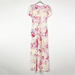 Jill Stuart Collection Silk Chiffon Floral Flower Print Pattern Jumpsuit Jumper Photo 2