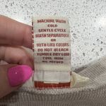 Sundance Size L Thea Dress Thermal Beige Asymmetrical Long Sleeve Scoop Neck Size L Photo 5