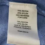 Joseph A  Blue Open Sweater Vest with Tassel Hem Photo 6