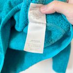 Eddie Bauer Women's Teal Knit Quarter Zip Sweater Pullover Size S Photo 5