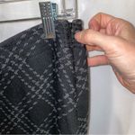 Charter Club Y2K dark gray charcoal black plaid a-line midi skirt school girl flannel soft Photo 2