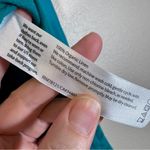 Eileen Fisher  Teal Green Organic Linen Button Down Shirt Womens LP Lagenlook Top Photo 7