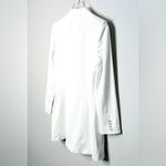 ZARA Ivory White Double Breasted Satin Trimmed Tuxedo Blazer Jacket Size S NWT Photo 6