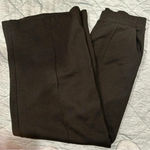 ZARA Womens Wide Leg Dress Pants BlackElastic Waist Medium Size Photo 1