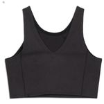 Lululemon New Size 2 Ribbed Softstreme Cropped Tank Size 2 Black Photo 7