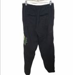 Anthropologie  Postmark black XS embroidered joggers. Photo 1