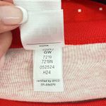 Hanna Andersson Holiday Long John Pajama Top Small Red Fair Isle Long Sleeve Photo 5