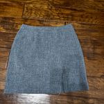 Chic Y2K 90 Mainframe women‎ Sz 9 Gray pinstripes herringbone Mini Skirt Size M Photo 1