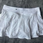 Lululemon  Pace Rival Skirt (Regular) *4-way Stretch 13" White - Size 8 Photo 2