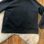 Nike Tech Funnel Neck Hooded Sweatshirt Silver Printed Logo Womens Small Photo 8