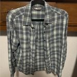 The North Face  Plaid Button Down Shirt - Gray and White Photo 0