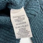 Free People Knit Off The Shoulder Blush Blue Green Sweater Sz XS Photo 4