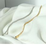 Gold Tennis Bracelet, Diamond Bracelet, Cubic Zirconia Bracelet Photo 6
