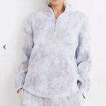 Madewell MWL Set Waffle Knit Half-Zip Top & Shorts Lounge Casual Size Medium Photo 3