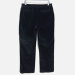 Erika  Fine Corduroy Pants Womens 14 Black Straight Fit Wide- Leg Business Career Photo 1